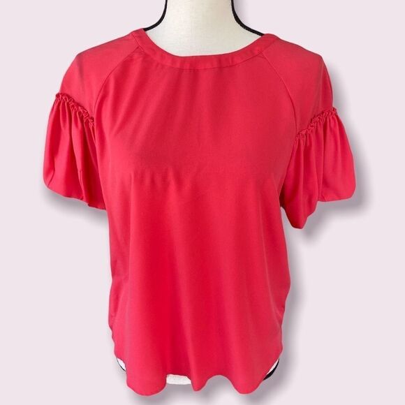 ‎French Connection Crepe Puff Sleeve Blouse - Picture 3 of 13